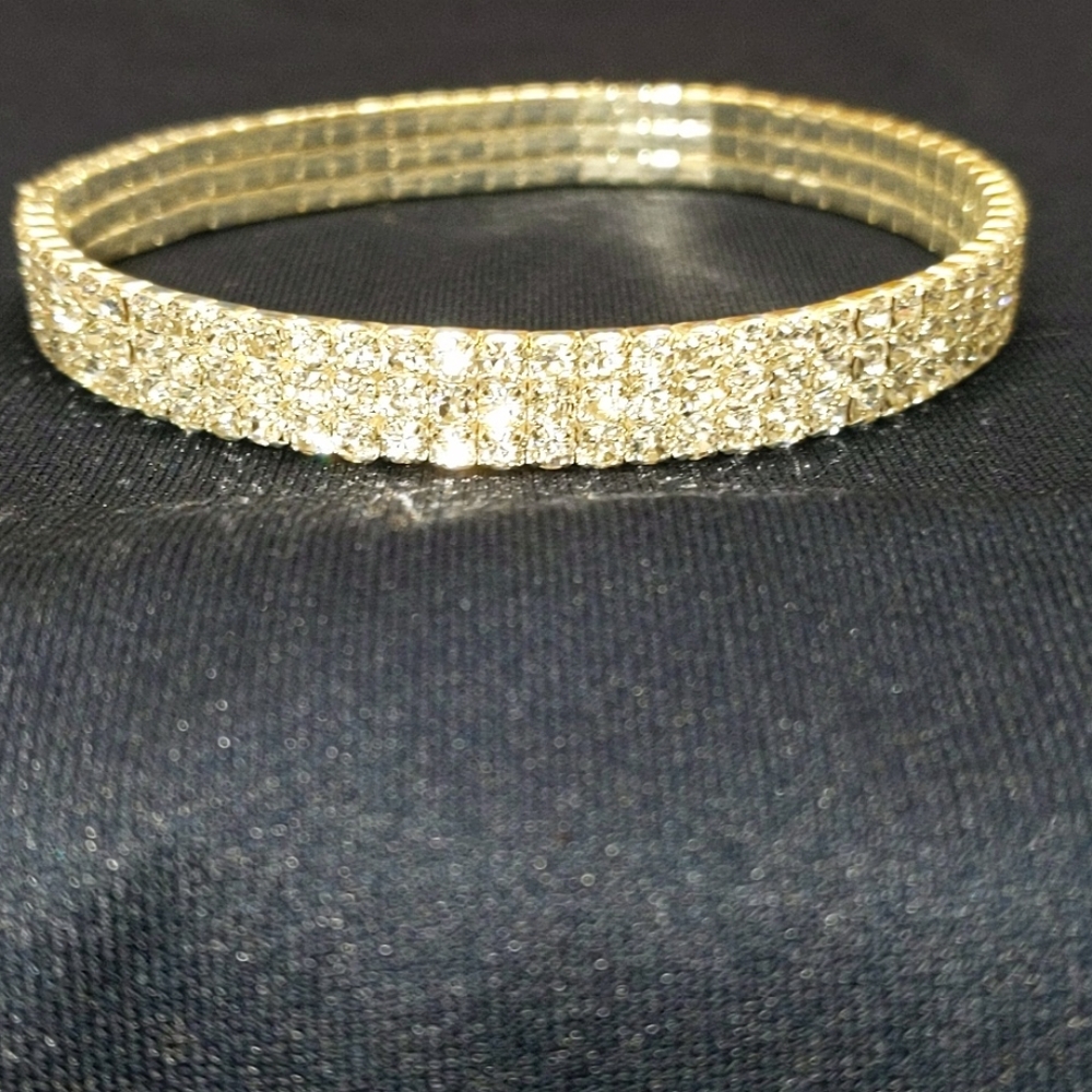 Fashion Bracelet silver/crystal style